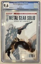 IDW Konami Metal Gear Solid Sons Of Liberty #4 Ashley Wood Variant Cover CGC 9.6 picture