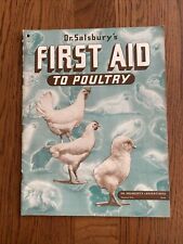 Vintage 1930s Dr. Salsbury's First Aid to Poultry Booklet Sick Chickens Chicks picture