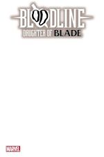 Bloodline: Daughter of Blade #1 1st Solo Series Blank Sketch Cover picture