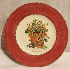 1997 Wedgwood Sarah's garden ILEX AQUIFOLIUM 8'' Plate Red picture