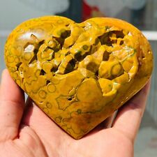 290g Rare Natural Ocean Jasper Heart Quartz Crystal Hearts Healing picture