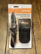 NEW Genuine STIHL Aluminum Handle Camo Lock Knife Stainless 7010-871-4412 OEM picture