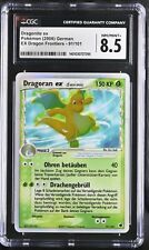 Pokemon Card Dragoran ex 91/101 Ex Dragon Frontiers German CGC 8.5 picture