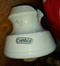Vintage CHANCE Ceramic Electric Insulator picture