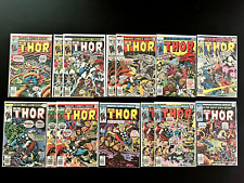 The Mighty Thor Lot of 14 Comics #251-260 Marvel Avengers Key Complete Run picture