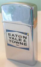 🔥Vtg.EATON YALE&TOWNE lock Mfg.Co.logo eployee service award 1966 ZIPPO lighter picture