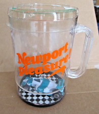 Vintage ~ NEWPORT PLEASURE Racing Mug ~ Indy Race Car ~ Cigarette Advertising picture