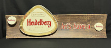 Rare 1950's Heidelberg Lighted 39”Beer Bar Signed By Kirby-Cogeshall-Steinau Co picture