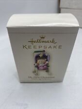 Hallmark Girls My First Christmas Kitty In A Stroller ￼ Hand Crafted 2006 Nib Rn picture
