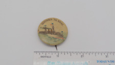 Vintage Whitehead & Hoag 1898 Remember The Maine USS Maine Battleship Pin Button picture