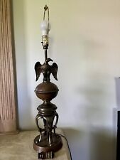 Vintage American Eagle Table Lamp 32.5  Inches LEVITON 660W. 250V. Made In USA picture