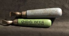 2 vintage Wood Beer Bottle Openers, Ortlieb’s-Stegmaier Patent 1933 On Both picture