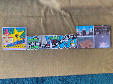 3 REALLY COOL & HIGHLY SOUGHT AFTER HOLLYWOOD, CA MAGNETS IN EXCELLENT CONDITION picture
