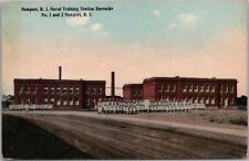 c1910s NEWPORT Rhode Island Military Postcard 