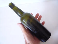 Antique THOs McMULLIN & Cos WHITE LABEL, New York Beer Bottle, Green 9-3/4