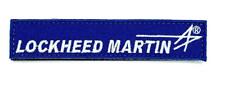Lockheed Martin® Logo, Embroidered, Glow in the Dark, 4 in, Hook and Loop Patch picture