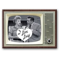 I LOVE LUCY Classic TV 3.5 inches x 2.5 inches Steel Cased FRIDGE MAGNET picture