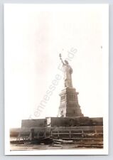 Photo The Base Of Statue Of Liberty And Ellis Island 1946 Black And White picture