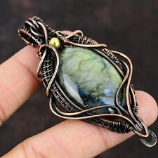 Labradorite Copper Pendant- Made by our community of witches in North Carolina picture