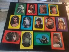 Vintage Star Wars ROTJ Stickers Lot Of 27 picture