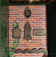 Vintage Disneyland Pin Set Haunted Mansion Pet Cemetery Tombstones LE 5000 c2000 picture