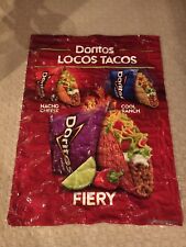 Taco Bell Poster Doritos Locos HUGE 4ft window cling 2014 Frito Lay Rare Ad picture