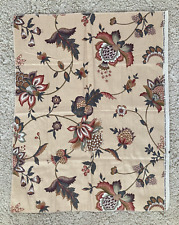 VTG Waverly Schumacher Beige Floral Fabric Lady Liberty Legacy  36 x 28 in picture