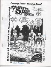 Limited FLAMING CARROT Annual #1 NM, Signed Bob Burden with full pg drawing RARE picture