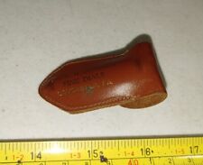 Vtg Theo. R. Schwalm Fine Dials Lancaster Advertising Leather Nailclipper Case picture