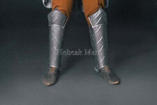 Medieval Pair Of Greaves Steel knight Armor Larp SCA Armour Greaves Replica picture