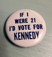 1980s Reproduction Kennedy Campaign Button 