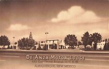 De Anza Motor Lodge Route 66 Albuquerque New Mexico NM c1940 Postcard picture