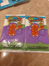The Beginners Bible Trading Cards Pack 1995 Don Wise -  2 unopened packs picture