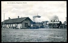 RIDGETOWN Ontario Postcard 1910s MCR Train Station picture