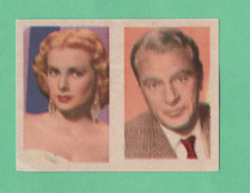 1959 Ruiz Romero  Gary Cooper/Grace Kelly  Film Star card ..Tough Set. picture