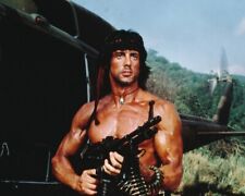 Sylvester Stallone Rambo: First Blood Part Ii Clr 8x10 inch real photo picture