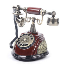 Retro Vintage Antique Telephone Rotary Dial Desk Phone Home Decor , redial USA picture