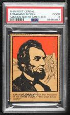 1930s Post Cereal Famous North Americans F278-50 Abraham Lincoln PSA 2 0d08 picture