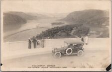 c1920s COLUMBIA RIVER GORGE Oregon RPPC Real Photo Postcard Automobile / Unused picture