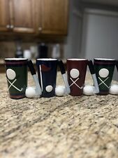 4pc Golf Themed Coffee Mugs Golf Club Handle Design 3D Golf Ball ,Golfer picture