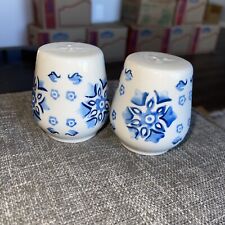 Opalhouse Target Blue Floral Stoneware Salt and Pepper Shakers picture