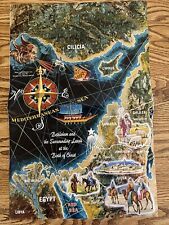 VTG “Bethlehem And The Surrounding Lands At The Birth Of Christ” Map Holy Land  picture