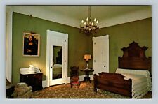 Rutland VT, Wilson Castle Victorian Bedroom, Vermont Vintage Postcard picture