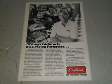 1989 EDELBROCK #2 AD / ARTICLE picture