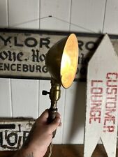 1910s Bryant Brass Trouble Shop Lamp Industrial Light Drafting Antique Rare picture