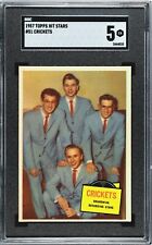 1957 Topps Hit Stars #51 Crickets w/ Buddy Holly Sgc 5 picture