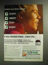 1997 GlaxoSmithKline Flonase Allergy Spray Advertisement picture