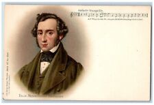 Composer Musician Postcard Felix Mendels Sohn Bartholdy c1900's Antique picture