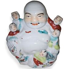 Vintage Possibly Antique Chinese Porcelain Laughing Buddha / Hotei Figurine picture