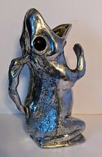 Arthur Court Frog Pitcher Modern Art Aluminum Sculpture Figurine  picture
